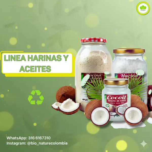 imagen ACEITES Y HARINAS DE COCO